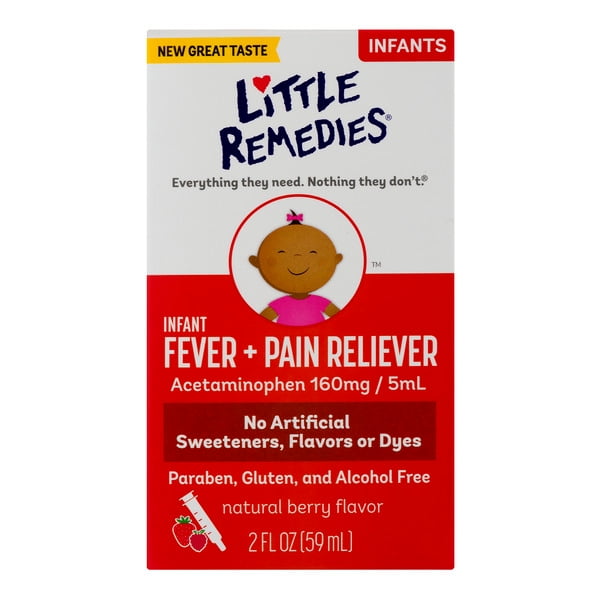 Little Remedies Infant Fever Pain Reliever, Berry Flavor, 2 oz