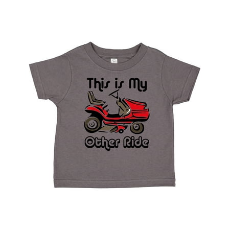 Inktastic Mower My Other Ride Gift Toddler Boy or Toddler Girl T-Shirt