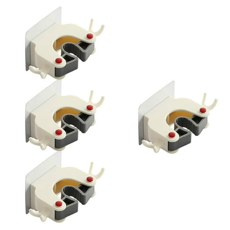 Mop Clip Wall Mounted Broom Holder Self Adhesive Kitchen Tool Hooks for Home Bathroom Kitchen Garage 4 Pcs
Mop Clip Wall Mounted Broom Holder Self Adhesive Kitchen Tool Hooks for Home Bathroom Kitchen Garage 4 Pcs