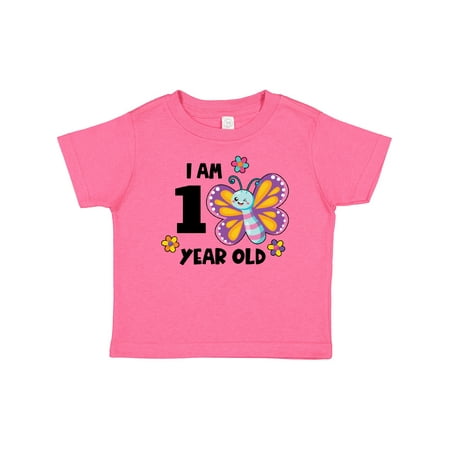 Inktastic I Am 1 Year Old Cute Smiling Butterfly with Flowers Gift Baby Girl T-Shirt
Inktastic I Am 1 Year Old Cute Smiling Butterfly with Flowers Gift Baby Girl T-Shirt