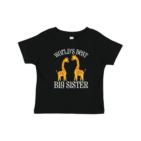 Inktastic Big Sister - Giraffes Gift Baby Girl T-Shirt