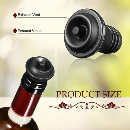 Wine Stopper Resealable Wine Pump Vacuum Stoppers Vacuum Wine Stopper Silicone Wine Saver Vacuum Stoppers (48 Pieces)
Wine Stopper Resealable Wine Pump Vacuum Stoppers Vacuum Wine Stopper Silicone Wine Saver Vacuum Stoppers (48 Pieces)