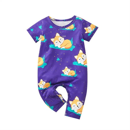 Baby Girls Bodysuits Baby Unisex Animal Print Spring Summer Short Sleeve Romper Bodysuit Clothes
Baby Girls Bodysuits Baby Unisex Animal Print Spring Summer Short Sleeve Romper Bodysuit Clothes