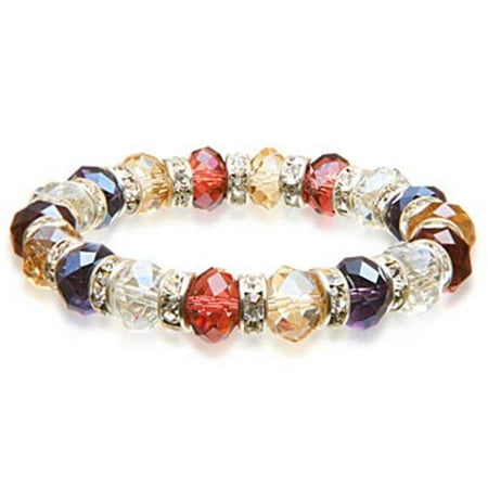Alexander Kalifano BLUE-BGG-07 Gorgeous Glass Bracelet - Multi-Colored