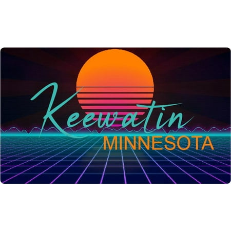 Vineland Minnesota 4 X 2.25-Inch Fridge Magnet Retro Neon Design