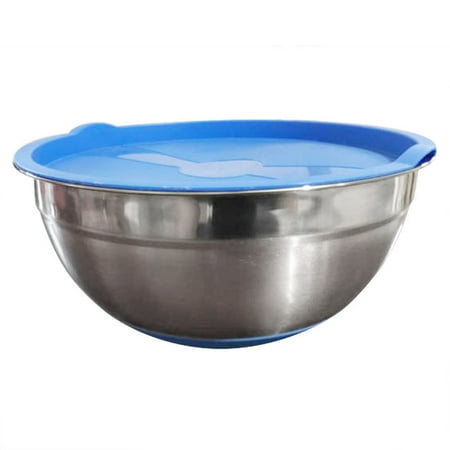 Stainless Steel Bowl with Sealing Cover without Magnetic Thickening Silicone Bottom Salad Pot Baking Egg Kitchen Utensils Navy Blue
Stainless Steel Bowl with Sealing Cover without Magnetic Thickening Silicone Bottom Salad Pot Baking Egg Kitchen Utensils Navy Blue