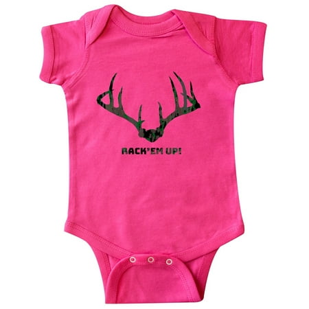 Inktastic Rack Em Up! in Camo Gift Baby Boy or Baby Girl Bodysuit