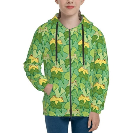 Hoodies for Women Cartoon Frog And Lotus Leaf Long Sleeve Sweatshirt Drawstring Zip Up Hoodie with Pockets Teen Girl Clothes
Hoodies for Women Cartoon Frog And Lotus Leaf Long Sleeve Sweatshirt Drawstring Zip Up Hoodie with Pockets Teen Girl Clothes