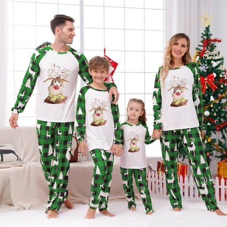 Guvpev Christmas Pajamas Matching Family Pajamas for Christmas Reindeer and Red Print Long-sleeve Family Matching Pajamas Set for Couples Kids Loungwear
Guvpev Christmas Pajamas Matching Family Pajamas for Christmas Reindeer and Red Print Long-sleeve Family Matching Pajamas Set for Couples Kids Loungwear