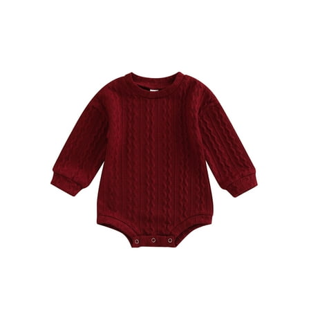 AMILIEe Newborn Baby Girl Boy Long Sleeve Sweater Knit Oversized Pullover Sweatshirt Romper
AMILIEe Newborn Baby Girl Boy Long Sleeve Sweater Knit Oversized Pullover Sweatshirt Romper