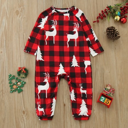 ERTUTUYI Merry Christmas Red Prints Family Clothes Baby Long Sleeve Jumpsuit Red 18M
ERTUTUYI Merry Christmas Red Prints Family Clothes Baby Long Sleeve Jumpsuit Red 18M