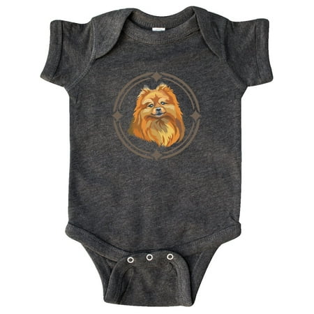 Inktastic Pomeranian Dog Art Gift Gift Baby Boy or Baby Girl Bodysuit
