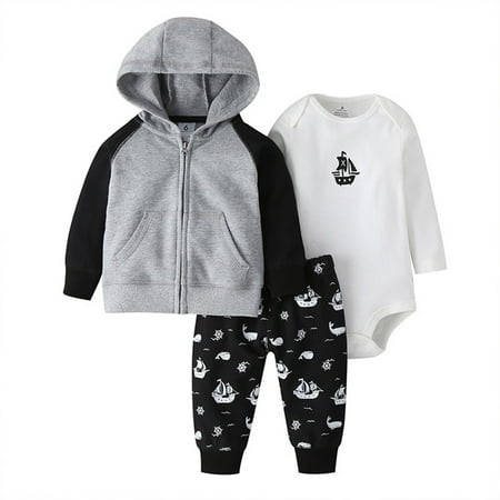 Kids Boys Girls Clothes Outfits Baby Boys Girls Fall Winter Cotton Animal Hooded Coat Jacket Romper Bodysuit Long Sleeve Pants Clothes Set
Kids Boys Girls Clothes Outfits Baby Boys Girls Fall Winter Cotton Animal Hooded Coat Jacket Romper Bodysuit Long Sleeve Pants Clothes Set