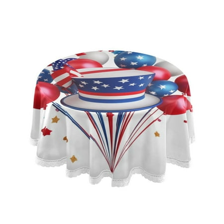 60 Round Tablecloth with White Lace Trim Wrinkle & Heat-Resistant Table Cover for Dining and Home Decor Balloons and Fireworks
60 Round Tablecloth with White Lace Trim Wrinkle & Heat-Resistant Table Cover for Dining and Home Decor Balloons and Fireworks