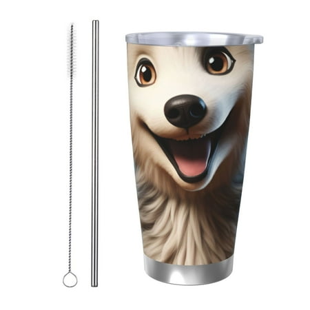 Gukieu Blue Sky Cute Wolf Print 20OZ Car Cup Vacuum Stainless Steel Leak-proof Thermos Cup Unisex Suitable for Home Outdoor and Sports-Straw Two-piece Set
Gukieu Blue Sky Cute Wolf Print 20OZ Car Cup Vacuum Stainless Steel Leak-proof Thermos Cup Unisex Suitable for Home Outdoor and Sports-Straw Two-piece Set