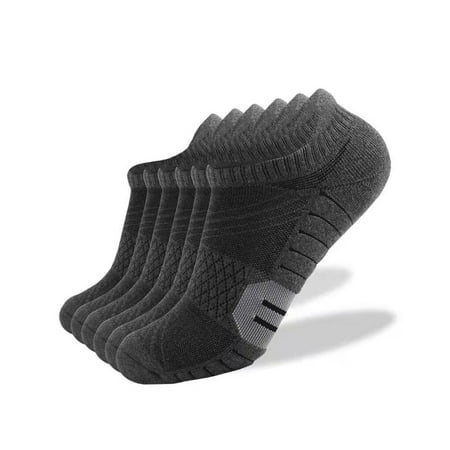 maytalsoy 6 Pairs Men Sports Socks Breathable Nonslip Cotton Foot Protector Sock Sneakers Walking Footwear Accessory Comfortable Dark Gray M
maytalsoy 6 Pairs Men Sports Socks Breathable Nonslip Cotton Foot Protector Sock Sneakers Walking Footwear Accessory Comfortable Dark Gray M