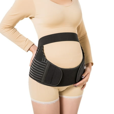 Pregnancy Support Maternity Belt Waist/Back/Abdomen Band Belly Brace Black