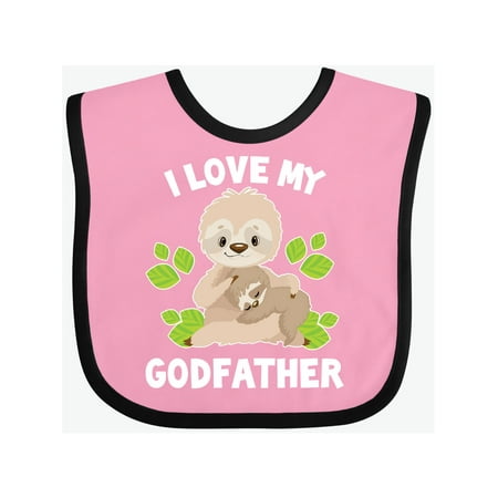 Inktastic Cute Sloth I Love My Godfather with Green Leaves Gift Baby Boy or Baby Girl Bib
Inktastic Cute Sloth I Love My Godfather with Green Leaves Gift Baby Boy or Baby Girl Bib