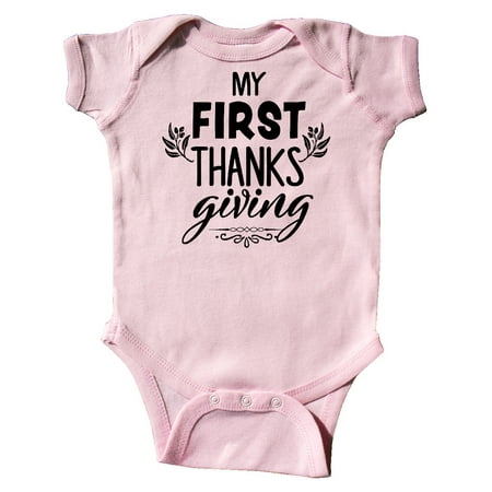 Inktastic My 1st Thanksgiving Gift Baby Boy or Baby Girl Bodysuit