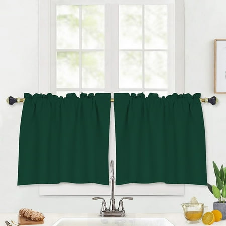 Goory 1 Piece Slot Top Half Window Curtain Short Bathroom Curtain Cafe Tier Kitchen Scarf Door Window Drape 21#Dark Green W:52 xL:24
Goory 1 Piece Slot Top Half Window Curtain Short Bathroom Curtain Cafe Tier Kitchen Scarf Door Window Drape 21#Dark Green W:52 xL:24