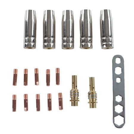 Welding Protection Nozzle Contact Tip Connecting Set Welding Torch Consumables for MB15
Welding Protection Nozzle Contact Tip Connecting Set Welding Torch Consumables for MB15