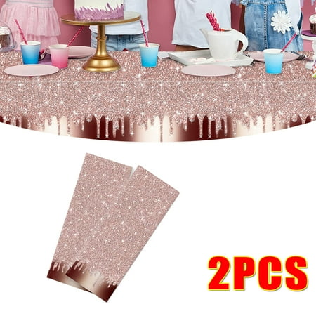 Pink Rose Gold Plastic Tablecloths Table for Girl Party Wedding Background Dance Birthday Holiday Party Decorations
Pink Rose Gold Plastic Tablecloths Table for Girl Party Wedding Background Dance Birthday Holiday Party Decorations