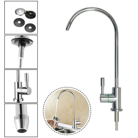 Kitchen 1/4 Inch RO Drinking Water Filter Faucet Reverse Osmosis System Sink Tap
Kitchen 1/4 Inch RO Drinking Water Filter Faucet Reverse Osmosis System Sink Tap