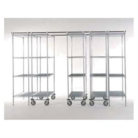 Nexel Industries STM868N Stainless Steel Space-Trac Shelving System Nexelon - 88 x 18 in.
Nexel Industries STM868N Stainless Steel Space-Trac Shelving System Nexelon - 88 x 18 in.