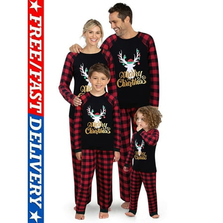 ZIYIXIN Matching Family Pajamas Sets Christmas Pajamas Sleepwear Letter Print Long Sleeve Tee Red Plaid Pants Loungewear
ZIYIXIN Matching Family Pajamas Sets Christmas Pajamas Sleepwear Letter Print Long Sleeve Tee Red Plaid Pants Loungewear