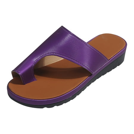 Clip Toe Wedges Sandal Flip Flop Womens Dressy Comfy Shoes Dressy Summer Shoes Thong Wedges Slipper Leopard Sandals Clearance Shoes for Women Size US