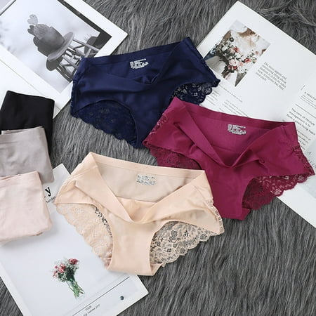 Qipei Women Panties Lace See Through Sexy Stretchy Moisture-wicking Briefs for Daily Wear
Qipei Women Panties Lace See Through Sexy Stretchy Moisture-wicking Briefs for Daily Wear