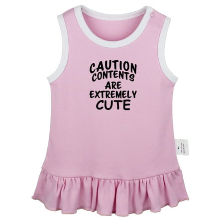 Caution Contents Are Extremely Cute Funny Dresses For Baby Newborn Babies Skirts Infant Princess Dress 0-24M Kids Graphic Clothes (Pink Sleeveless Dresses 0-6 Months)
Caution Contents Are Extremely Cute Funny Dresses For Baby Newborn Babies Skirts Infant Princess Dress 0-24M Kids Graphic Clothes (Pink Sleeveless Dresses 0-6 Months)