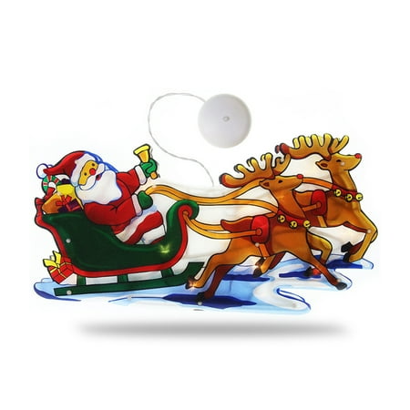 Christmas Window Hanging Light with Sucker Bedroom Window Suction Cup Lamp Showcase Ornament Sleigh
Christmas Window Hanging Light with Sucker Bedroom Window Suction Cup Lamp Showcase Ornament Sleigh