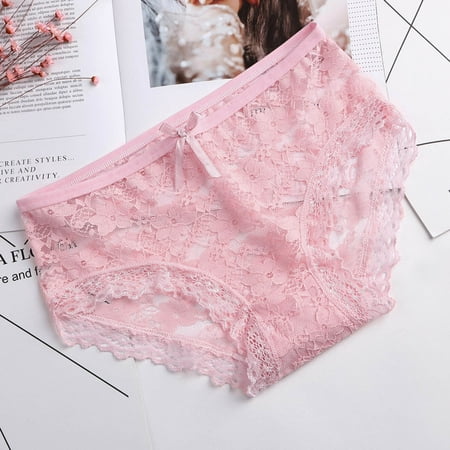 ClodeEU Women S Net Transparent Lace Underwear Mesh Yarn Underwear Briefs (Pink One Size)
ClodeEU Women S Net Transparent Lace Underwear Mesh Yarn Underwear Briefs (Pink One Size)