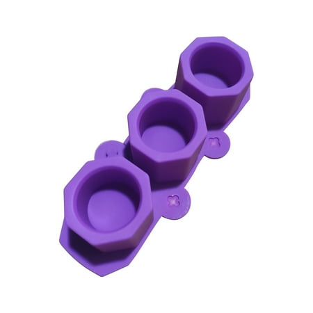 XFLWAM 3 With Silicone Round Cup Molds For Cocktail Silicone Ice Trays And Succulent