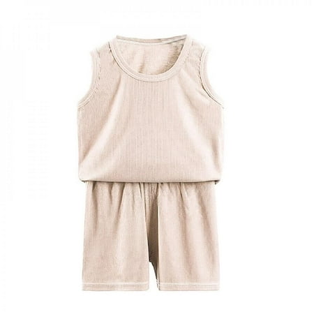Toddler Girls Clothes Summer Kids Pajamas Set Baby Boys Girls Vest Top Shorts Pants Set Clothes Children Pajamas Solid Color
Toddler Girls Clothes Summer Kids Pajamas Set Baby Boys Girls Vest Top Shorts Pants Set Clothes Children Pajamas Solid Color