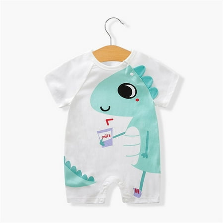 NIUREDLTD Baby Girls Cartoon Dinosaur Print Summer Short Sleeve Romper Jumpsuit Clothes
NIUREDLTD Baby Girls Cartoon Dinosaur Print Summer Short Sleeve Romper Jumpsuit Clothes