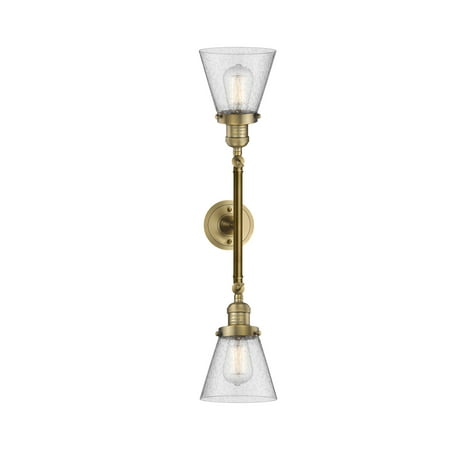 Innovations Lighting 208L Small Cone Small Cone 2 Light 23 Wide Bathroom Vanity Light -
Innovations Lighting 208L Small Cone Small Cone 2 Light 23 Wide Bathroom Vanity Light -