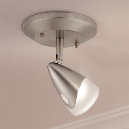 Aria 1 Light GU10 Halogen Semi Flush Ceiling Light