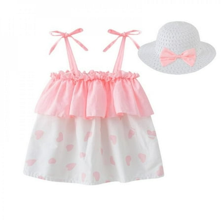 Promotion!Toddler Baby Clothes Set Summer Infant Toddler Beachwear Dresses Cute Printed Princess Dress with Hat Outfit Set
Promotion!Toddler Baby Clothes Set Summer Infant Toddler Beachwear Dresses Cute Printed Princess Dress with Hat Outfit Set