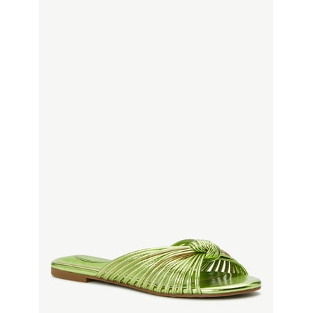 Scoop Women s Strappy Knot Slide Sandals