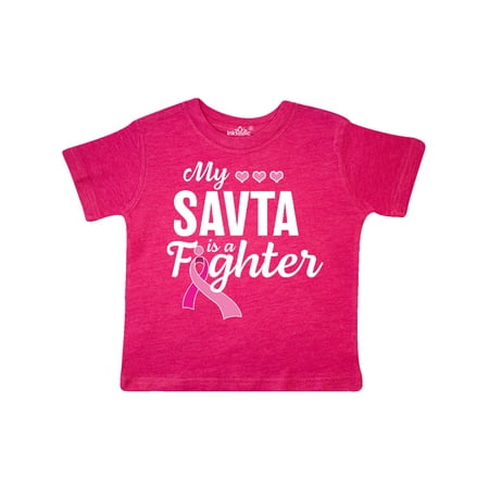 Inktastic Breast Cancer Awareness My Savta is a Fighter Gift Toddler Boy or Toddler Girl T-Shirt
Inktastic Breast Cancer Awareness My Savta is a Fighter Gift Toddler Boy or Toddler Girl T-Shirt