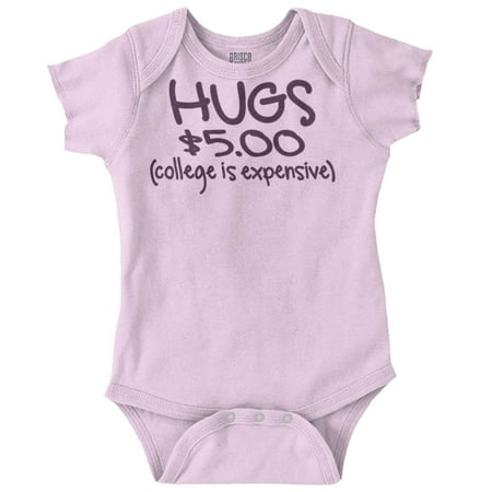 Hugs 5 Dollars College Expensive Funny Baby Newborn Baby Boy Girl Romper Brisco Brands
Hugs 5 Dollars College Expensive Funny Baby Newborn Baby Boy Girl Romper Brisco Brands