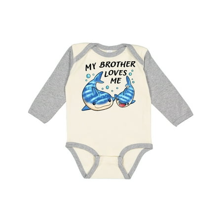Inktastic My Brother Loves Me- whale shark Gift Baby Boy or Baby Girl Long Sleeve Bodysuit
Inktastic My Brother Loves Me- whale shark Gift Baby Boy or Baby Girl Long Sleeve Bodysuit