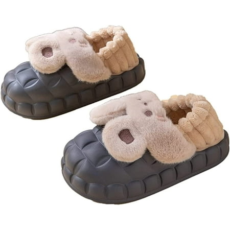 CoCopeaunt Women Cute Rabbit Bunny Warm Fluffy Faux Fur Plush House Shoes Anti-slip Waterproof Soft Indoor Slippers Winter Outdoor Men Home Slippers
CoCopeaunt Women Cute Rabbit Bunny Warm Fluffy Faux Fur Plush House Shoes Anti-slip Waterproof Soft Indoor Slippers Winter Outdoor Men Home Slippers