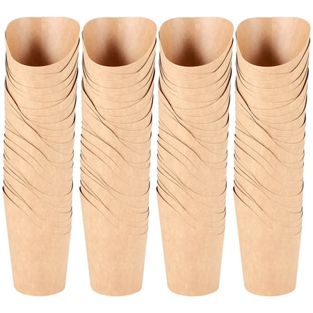 100Pcs Disposal Take-Out Party Dessert Supplies Baking Cakes Egg Puff French Fries Snacks Kraft Paper Cups Holder 300Ml (Brown)
100Pcs Disposal Take-Out Party Dessert Supplies Baking Cakes Egg Puff French Fries Snacks Kraft Paper Cups Holder 300Ml (Brown)
