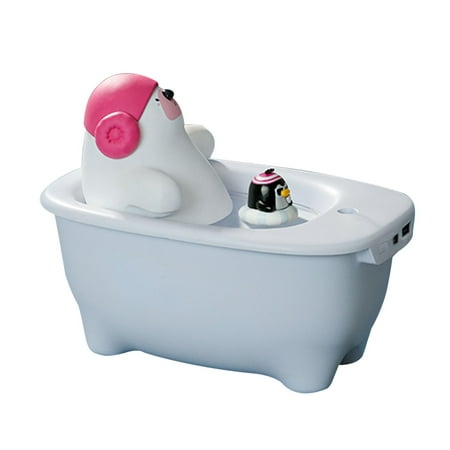 Yrtoes Humidifiers for Bedroom Humidifiers for Home USB Mini Bear Bathtub Air Humidifier Portable Silent Humidifier