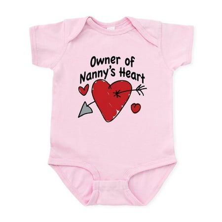 CafePress - OWNER OF NANNY s HEART Infant Bodysuit - Baby Light Bodysuit Size Newborn - 24 Months
CafePress - OWNER OF NANNY s HEART Infant Bodysuit - Baby Light Bodysuit Size Newborn - 24 Months