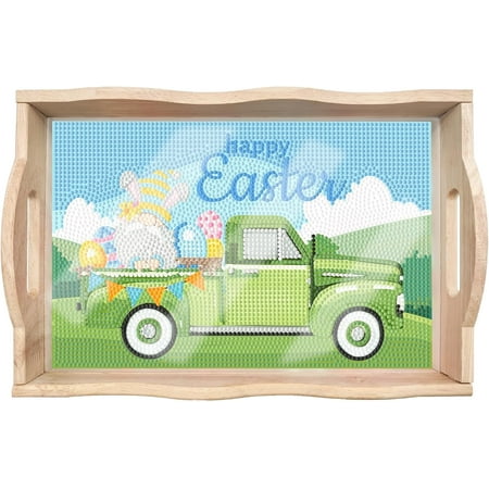 Fgbaby Diy 5D Happy Easter Truck Diamond Painting Wood Serving Tray With Handles Diamond Art Decorative Serving Trays Wooden Tray For Breakfast In Bed Patio Bbq Coffee Table Party
Fgbaby Diy 5D Happy Easter Truck Diamond Painting Wood Serving Tray With Handles Diamond Art Decorative Serving Trays Wooden Tray For Breakfast In Bed Patio Bbq Coffee Table Party