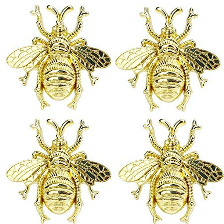 Fennco Styles Modern Bumblebee Metal Napkin Rings Set of 4 – Gold Napkin Rings for Home Décor Dining Table Family Gathering Themed Party Banquet and Special Occasion
Fennco Styles Modern Bumblebee Metal Napkin Rings Set of 4 – Gold Napkin Rings for Home Décor Dining Table Family Gathering Themed Party Banquet and Special Occasion